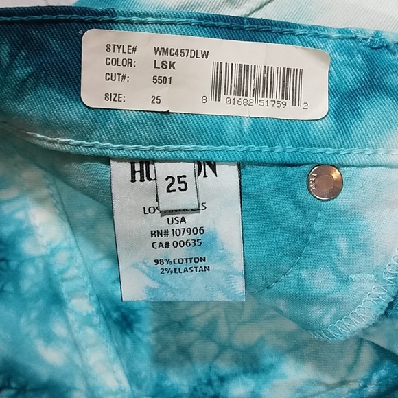 Hudson Tilda Midrise Cuff Straight Jeans - Picture 7 of 8